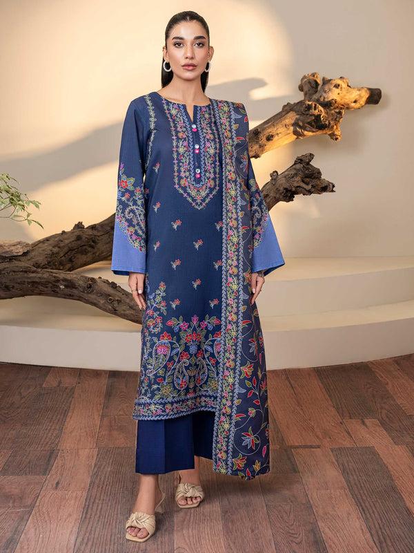 Limelight 2 Piece Khaddar Suit-Printed (Unstitched)