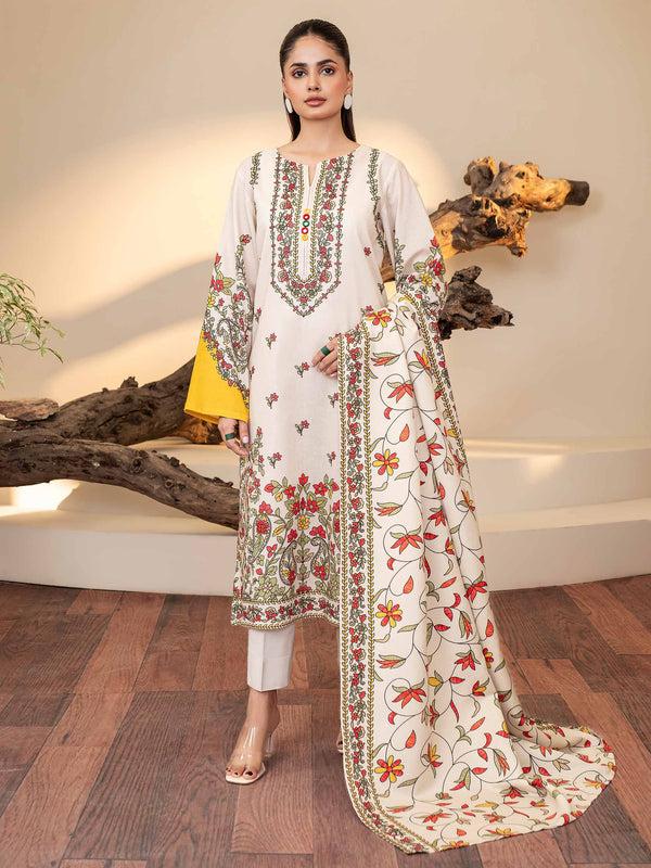 Limelight 2 Piece Khaddar Suit-Printed (Unstitched)