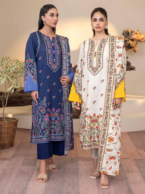 limelight 2 Piece Khaddar Suit-Printed (Unstitched)