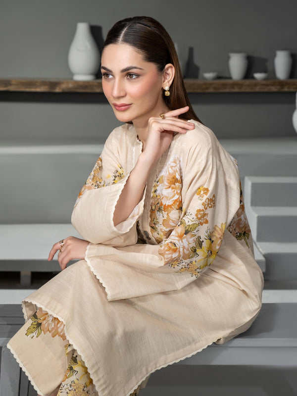 Limelight 2 Piece Khaddar Suit-Printed (Unstitched)