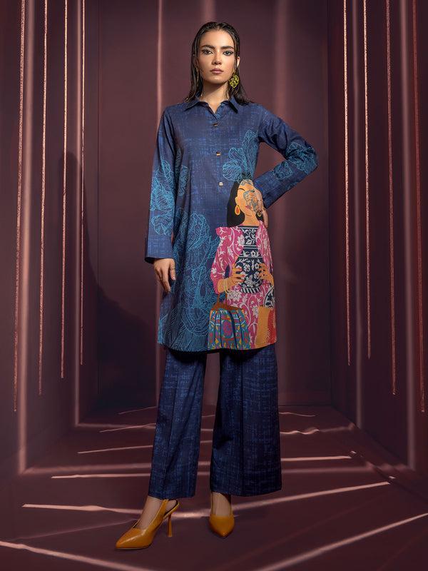 limelight 2 Piece Khaddar Suit-Printed(Unstitched)
