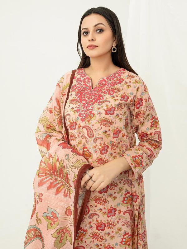 Limelight 2 Piece Lawn Suit- Embroidered (Pret)