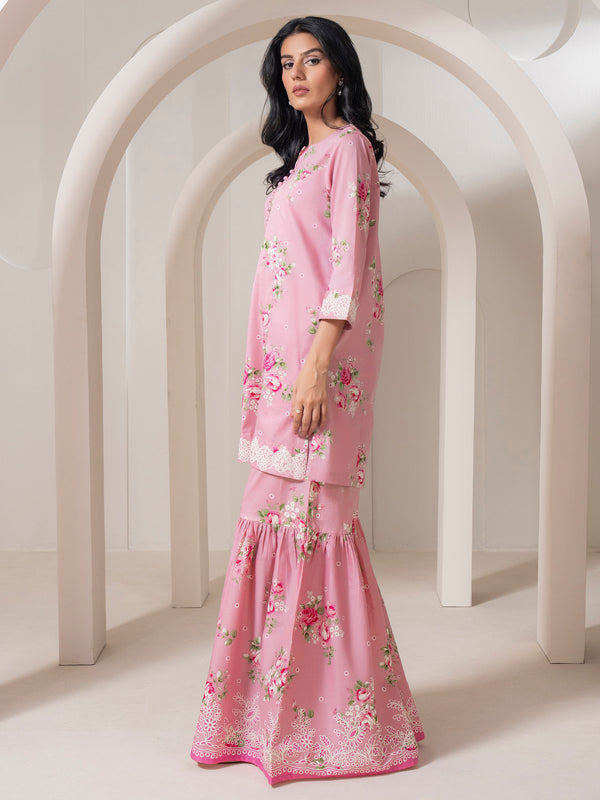 Limelight 2 Piece Lawn Suit-Paste-Print (Pret)