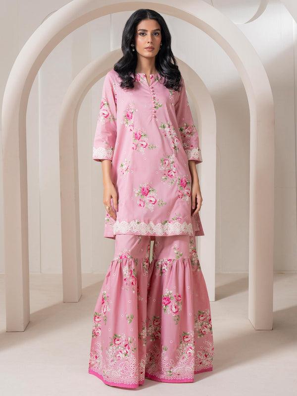 limelight 2 Piece Lawn Suit-Paste-Print (Pret)