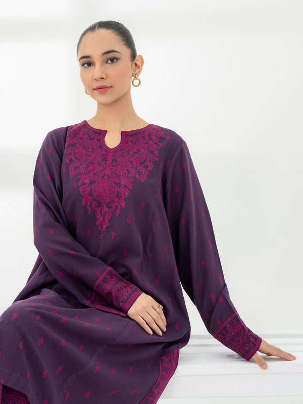 Limelight 2 Piece Linen Suit-Embroidered (Pret)