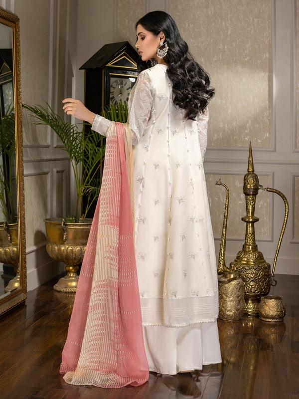 Limelight 2 Piece Net Suit-Embroidered (Unstitched)