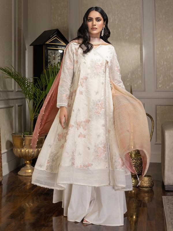 limelight 2 Piece Net Suit-Embroidered (Unstitched)