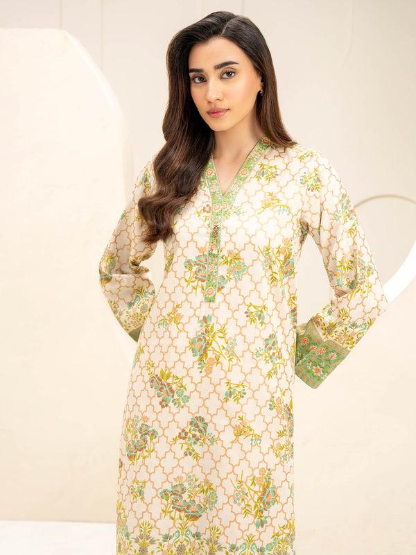 Limelight 2 Piece Paste Print-Suit (Unstitched)