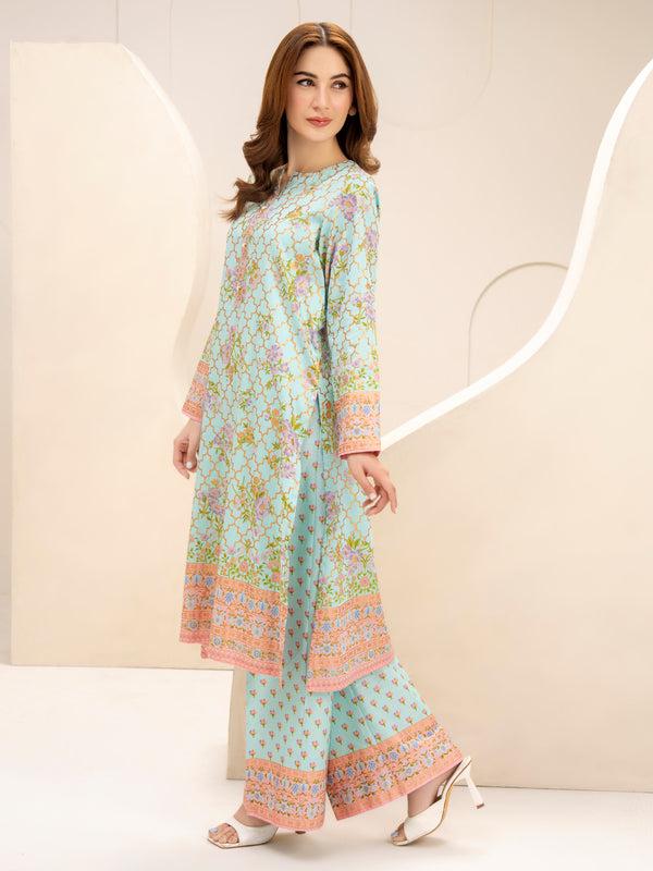 limelight 2 Piece Paste Print-Suit (Unstitched)
