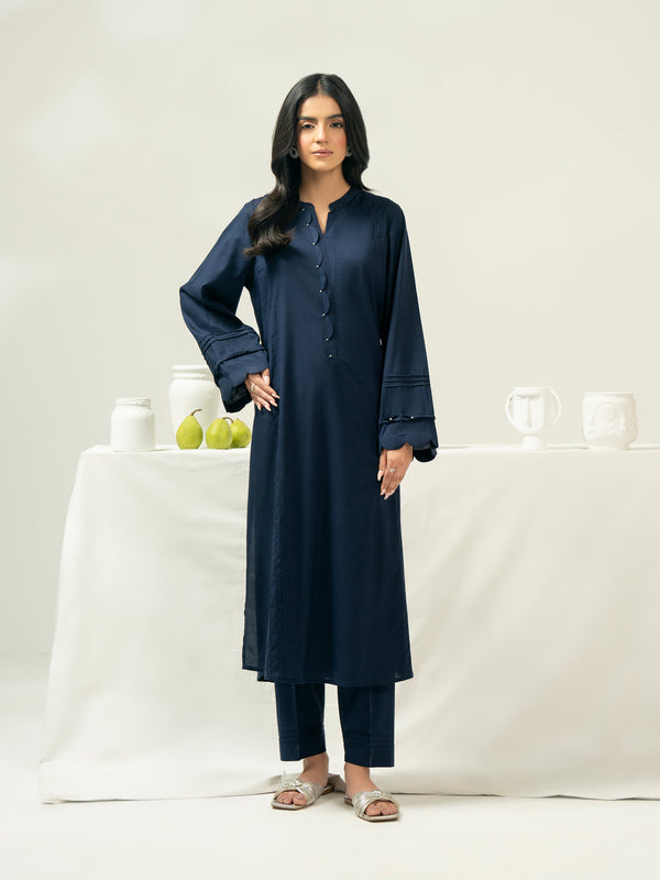 limelight 2 Piece Satin Suit-Dyed (Pret)