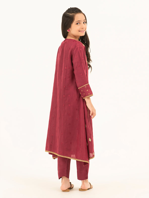 Limelight 2 Piece Silk Suit-Embroidered (Pret)