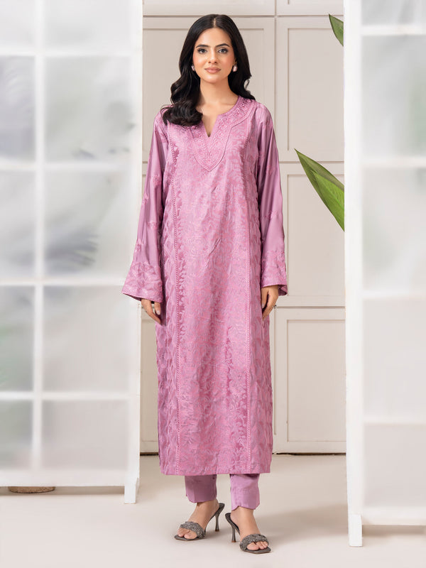 Limelight 2 Piece Silk Suit-Embroidered (Pret)