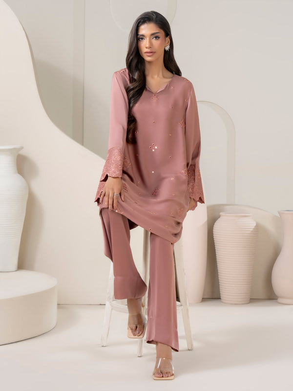 Limelight 2 Piece Silk Suit-Embroidered (Pret)