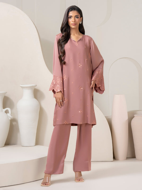limelight 2 Piece Silk Suit-Embroidered (Pret)