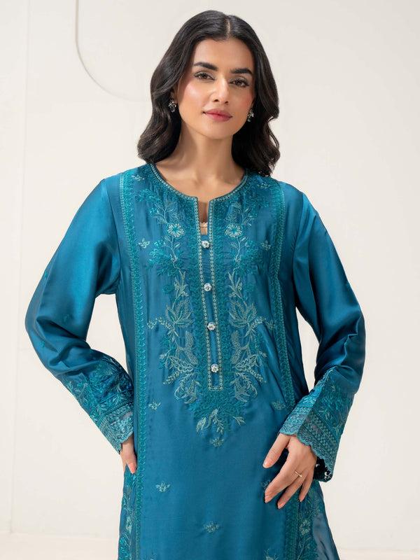 Limelight 2 Piece Silk Suit-Embroidered (Pret)