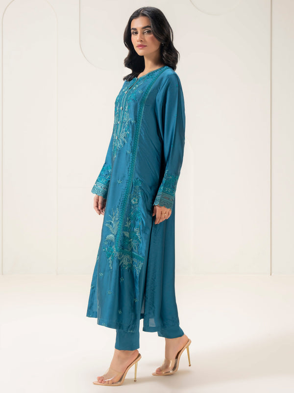 Limelight 2 Piece Silk Suit-Embroidered (Pret)