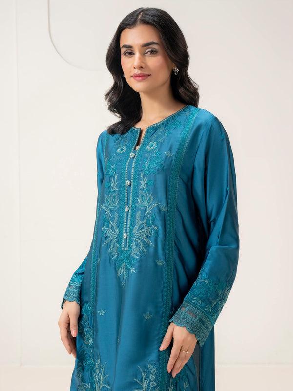 Limelight 2 Piece Silk Suit-Embroidered (Pret)