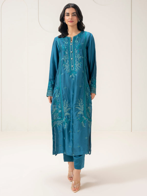 limelight 2 Piece Silk Suit-Embroidered (Pret)