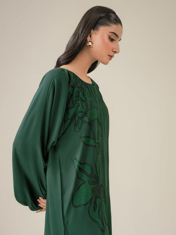 Limelight 2 Piece Stone Suit-Embroidered (Pret)