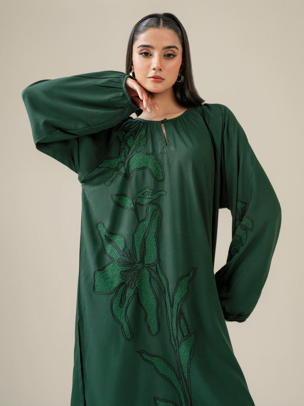 Limelight 2 Piece Stone Suit-Embroidered (Pret)