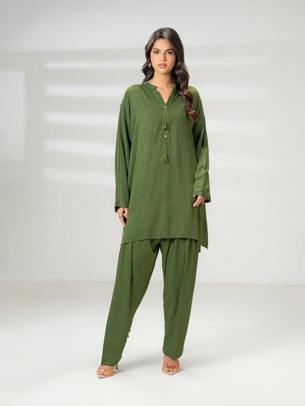 Limelight 2 Piece Stone Suit-Printed (Pret)