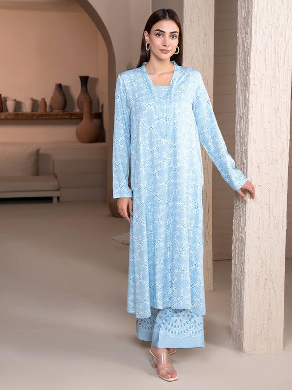 Limelight 2 Piece Stone Suit-Printed (Unstitched)