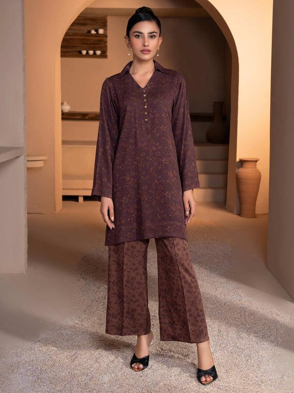 Limelight 2 Piece Stone Suit-Printed (Unstitched)