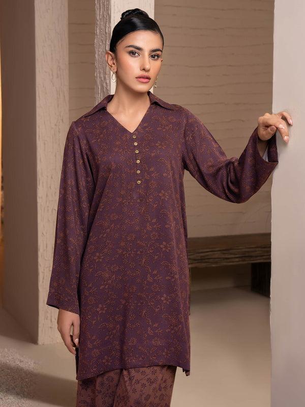 limelight 2 Piece Stone Suit-Printed (Unstitched)