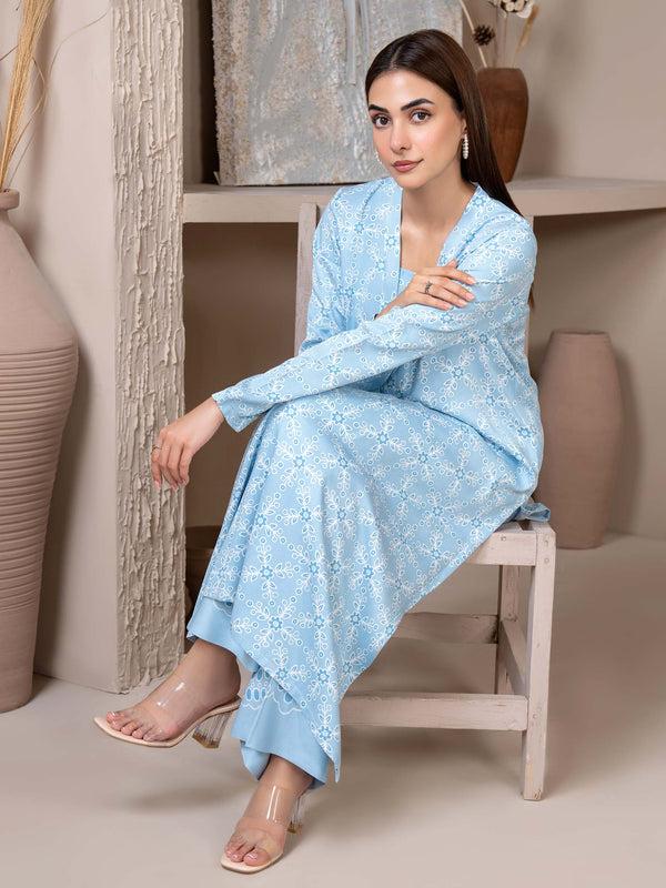 limelight 2 Piece Stone Suit-Printed (Unstitched)