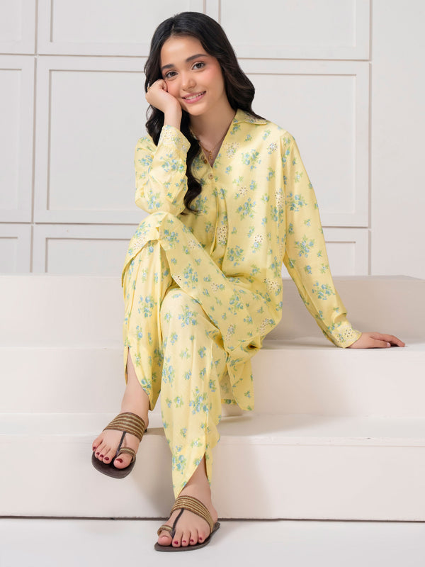 Limelight 2 Piece Viscose Suit-Embroidered