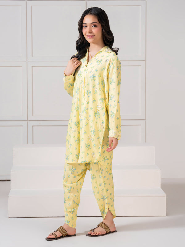 Limelight 2 Piece Viscose Suit-Embroidered