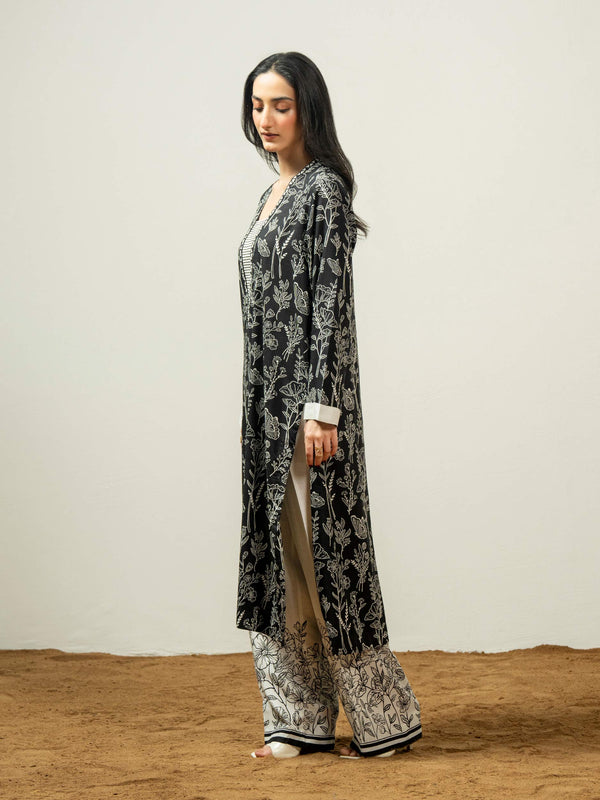 Limelight 2 Piece Viscose Suit-Printed (Pret)