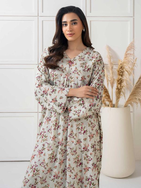 Limelight 2 Piece Viscose Suit Printed (Pret)