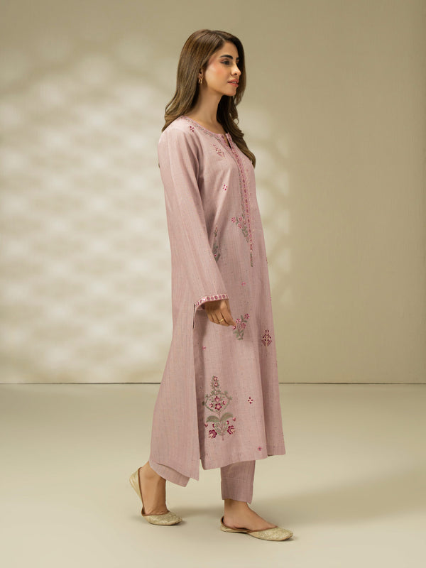 Limelight 2 Piece Yarn Dyed Suit-Embroidered (Pret)