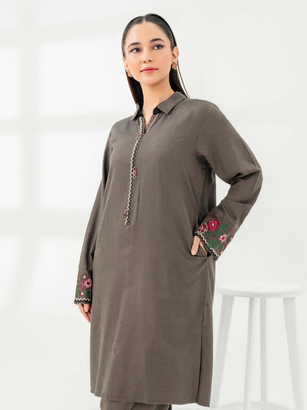 Limelight 2 Piece Yarn Dyed Suit-Embroidered (Pret)