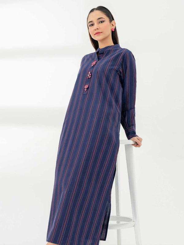 Limelight 2 Piece Yarn Dyed Suit-Embroidered (Pret)