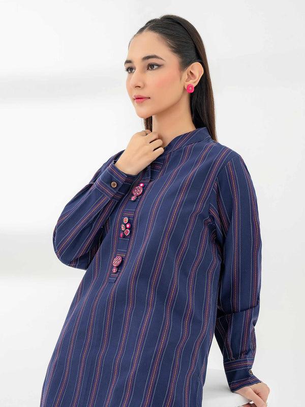 limelight 2 Piece Yarn Dyed Suit-Embroidered (Pret)