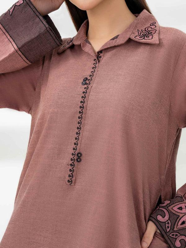 limelight 2 Piece Yarn Dyed Suit-Embroidered (Pret)