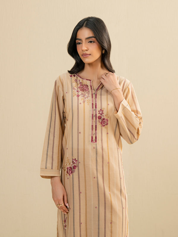 Limelight 2 Piece Yarn Dyed Suit-Embroidered (Pret)