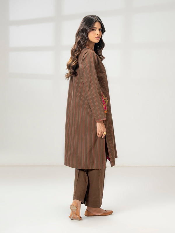 Limelight 2 Piece Yarn Dyed Suit-Embroidered (Pret)