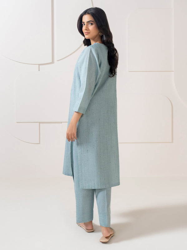 Limelight 2 Piece Yarn Dyed Suit-Embroidered (Pret)