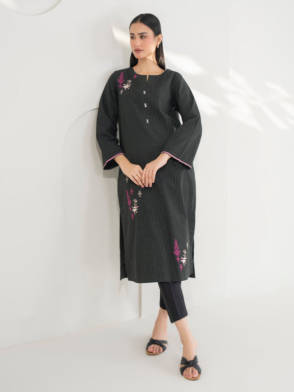Limelight 2 Piece Yarn Dyed Suit-Embroidered (Pret)