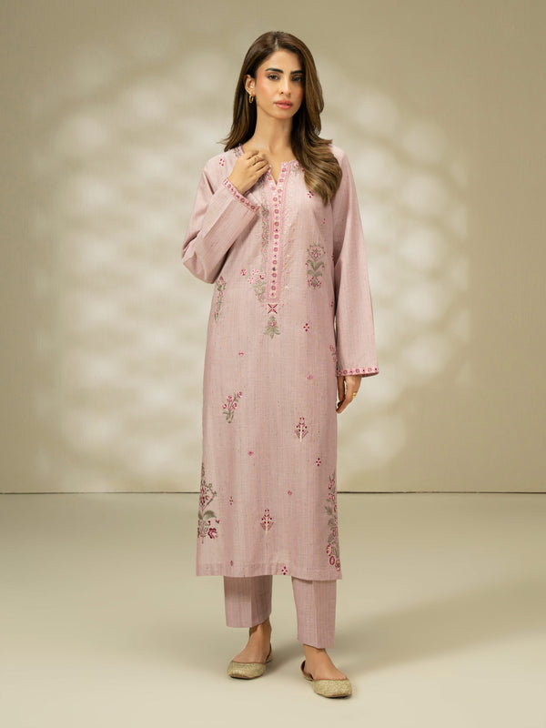 limelight 2 Piece Yarn Dyed Suit-Embroidered (Pret)