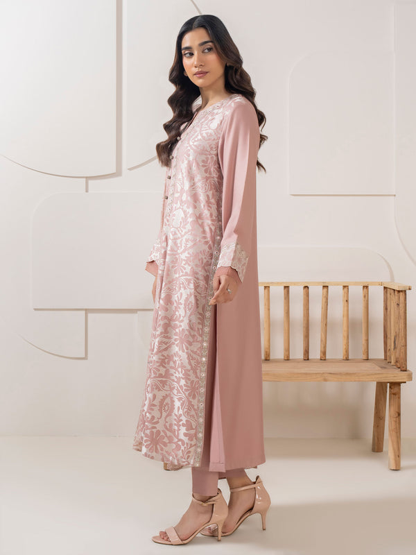 Limelight 3 Piece Crepe Suit-Embroidered (Pret)