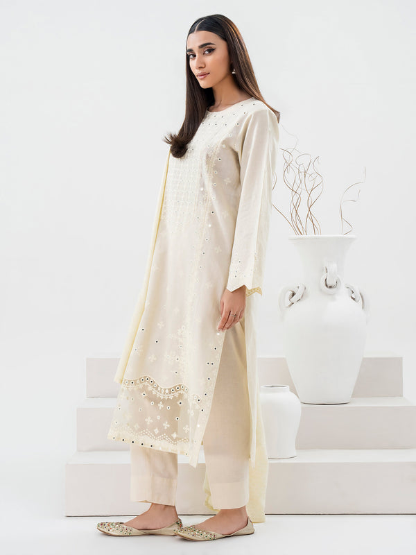 Limelight 3 Piece Khaddar Suit-Embroidered (Pret)