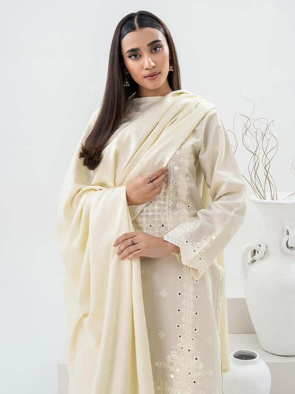 Limelight 3 Piece Khaddar Suit-Embroidered (Pret)