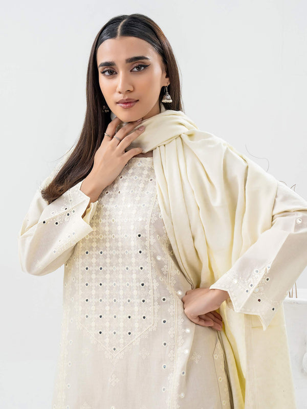 limelight 3 Piece Khaddar Suit-Embroidered (Pret)