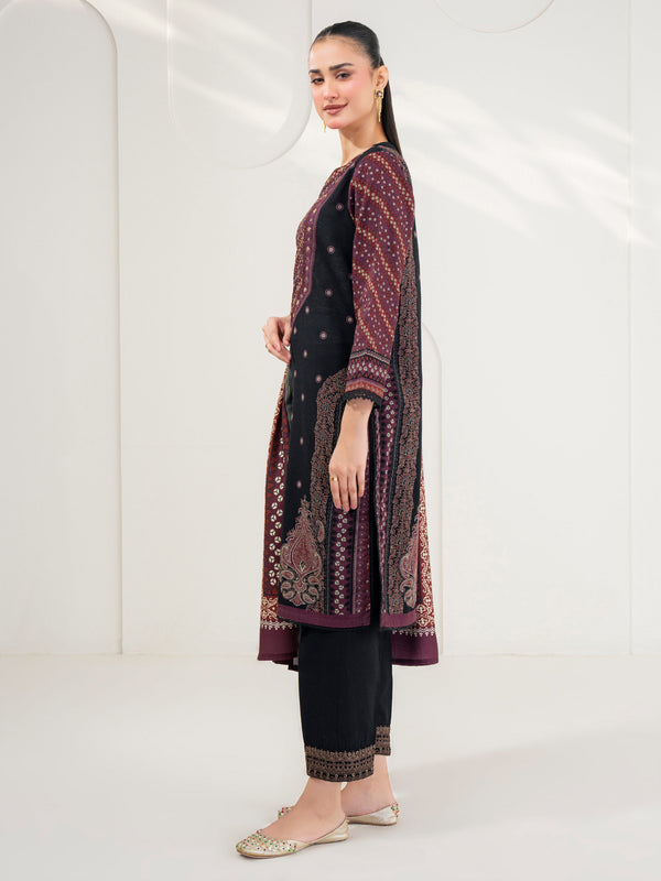 Limelight 3 Piece Khaddar Suit-Embroidered (Pret)