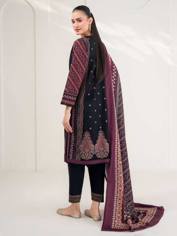 Limelight 3 Piece Khaddar Suit-Embroidered (Pret)