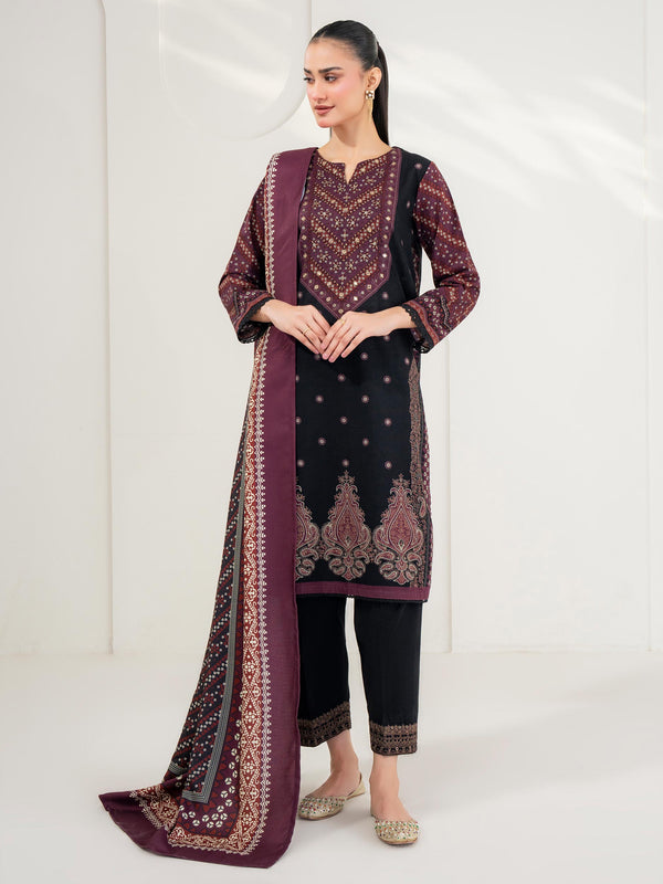 limelight 3 Piece Khaddar Suit-Embroidered (Pret)
